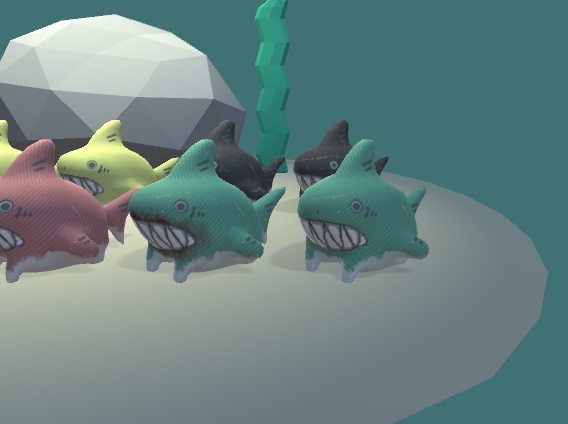 【3D】サメのぬいぐるみセット