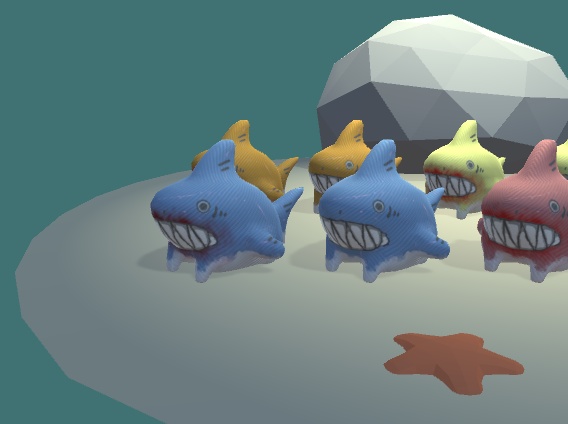 【3D】サメのぬいぐるみセット