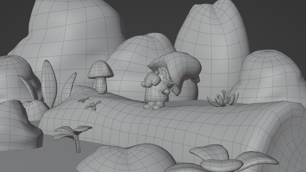 【3Ⅾ】自然を感じる小人セット