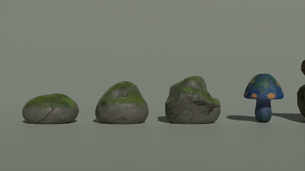 【3Ⅾ】自然を感じる小人セット