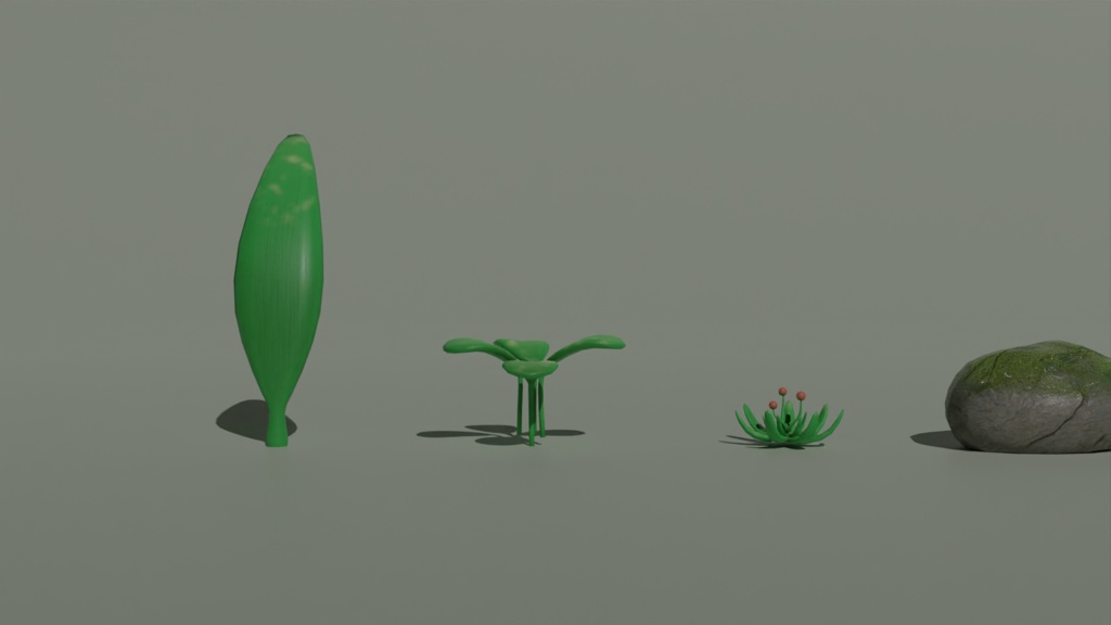 【3Ⅾ】自然を感じる小人セット