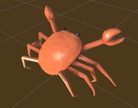 【3D】カニ【アニメーション付き】