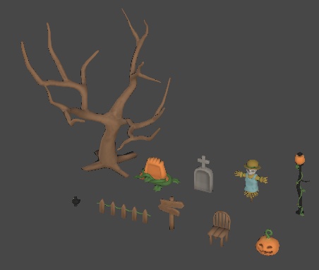 ハロウィンローポリセット