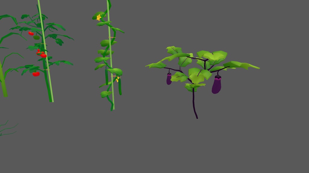 夏の野菜畑セット