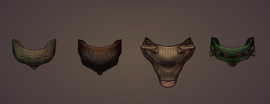 ホラーマスクセット(ホッケーマスクなど4点セット)