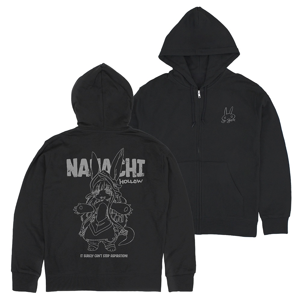 nanachi zip up hoodie