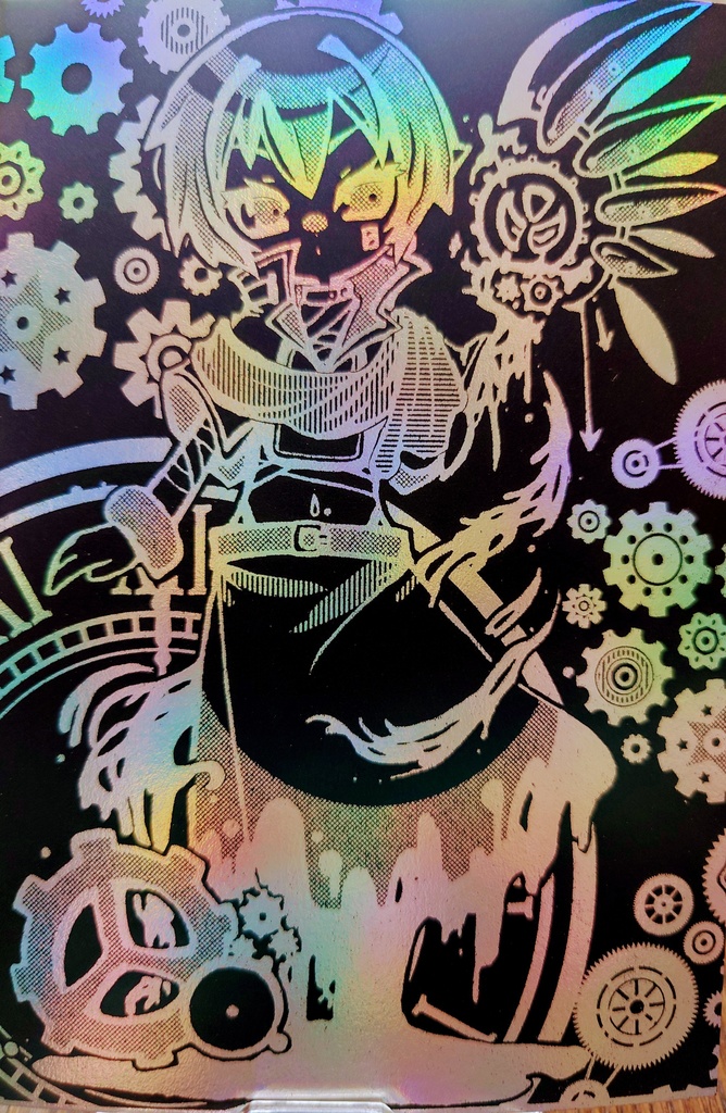 全箔押しポストカード 創作