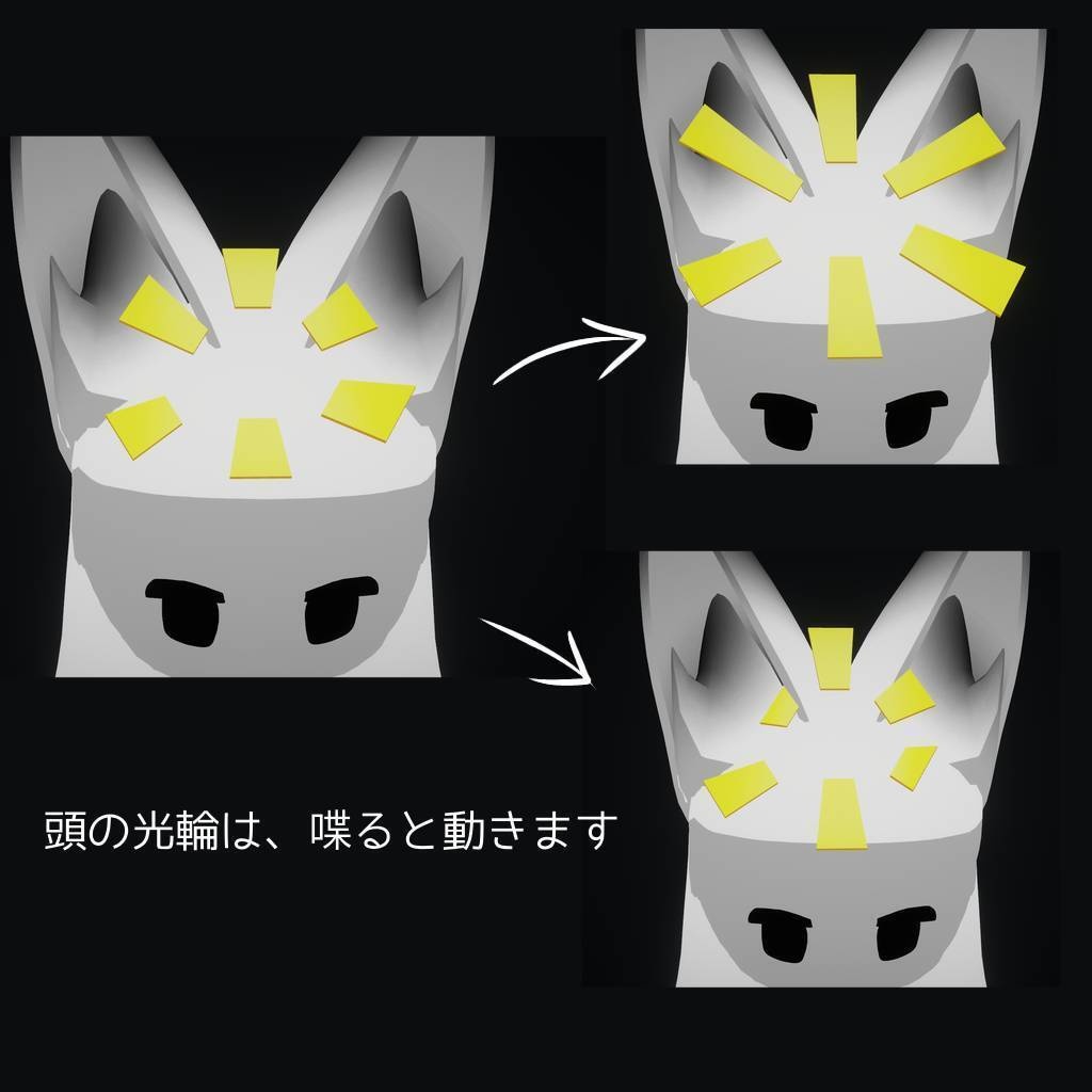 【オリジナル3Dモデル】おばけ神官 半額セール中✨