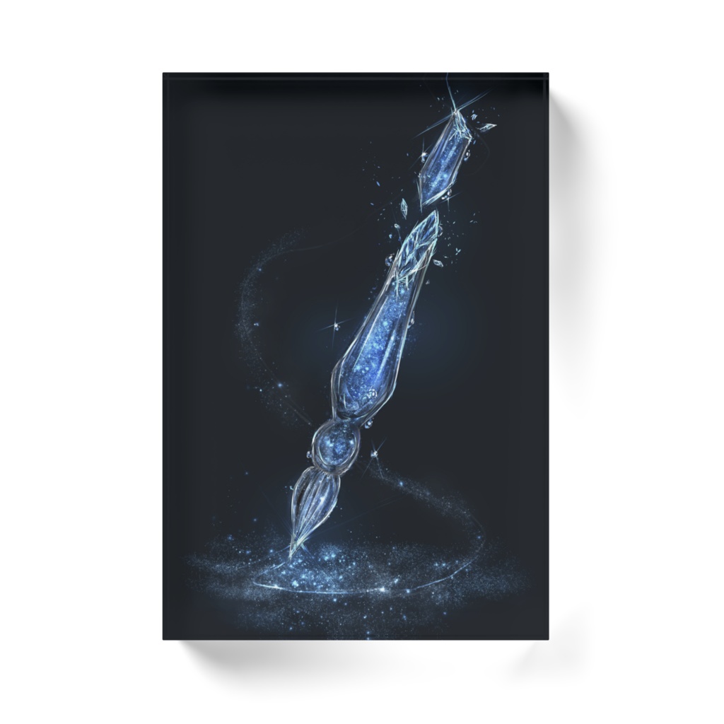 銀河を描くガラスペン