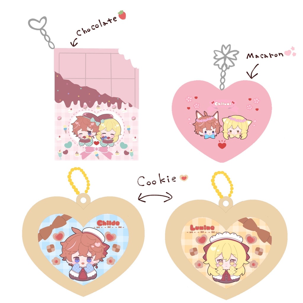 タル蛍ステンドグラスクッキーキーホルダー