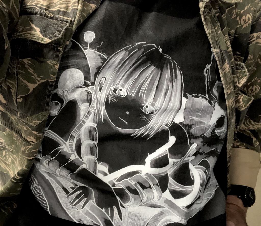 ノラえもんTシャツ(黒)