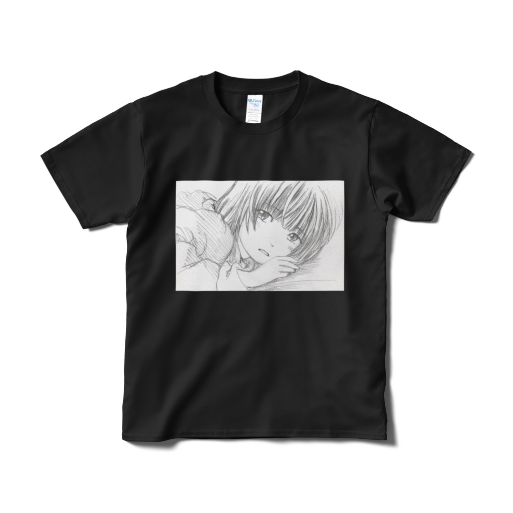 ノラえもんｔシャツ黒 短納期 まるも屋さん Booth