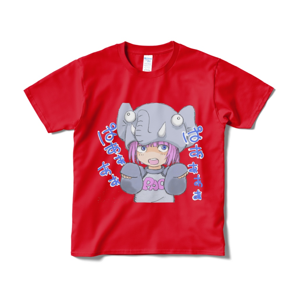 ぞうさんTシャツ(赤)