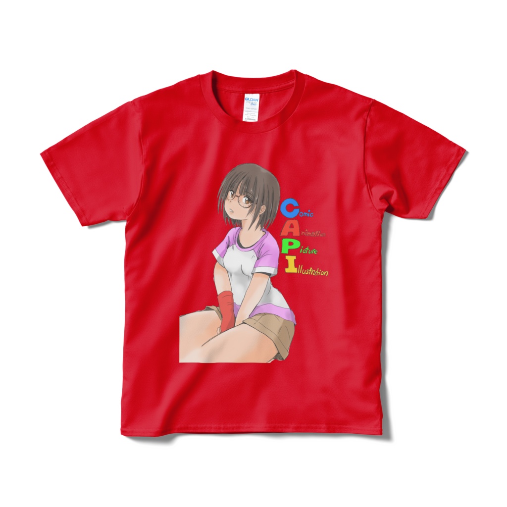 CAPIいち子さんＴシャツ（赤）