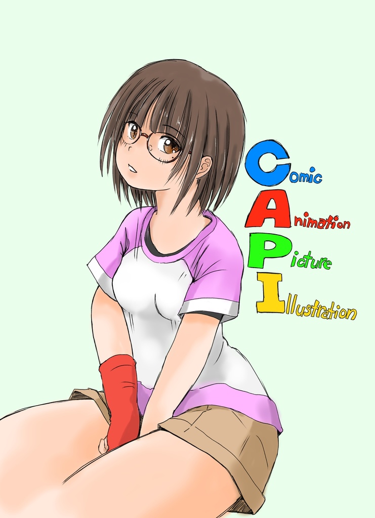 CAPIいち子さんTシャツ(黒)