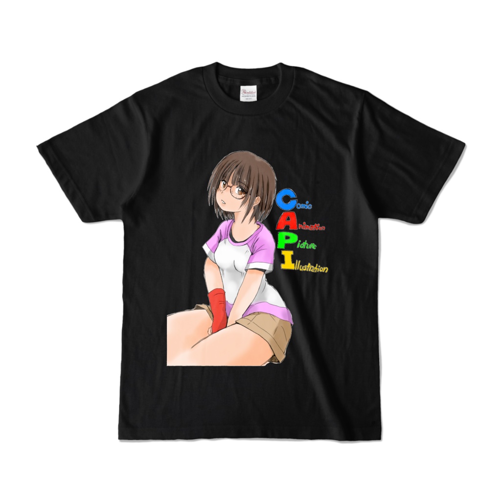 CAPIいち子さんＴシャツ（黒）