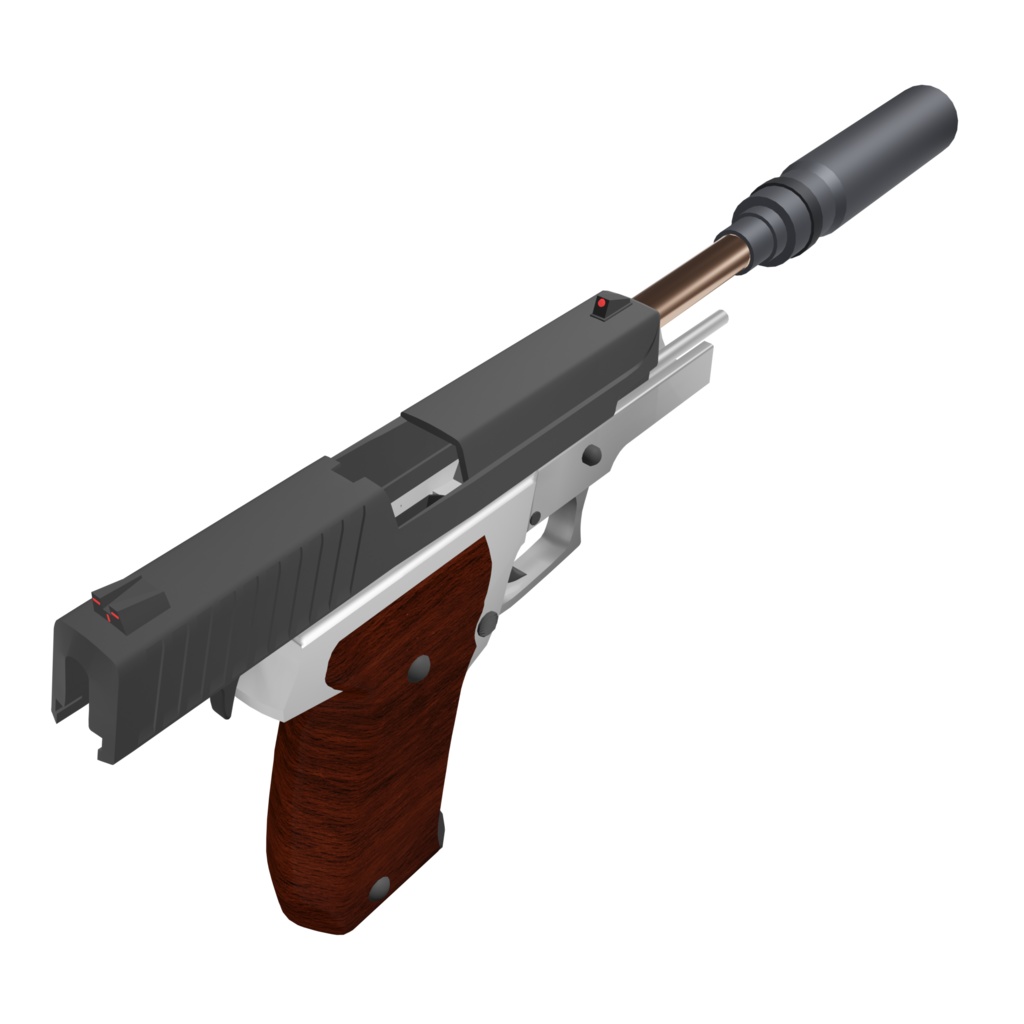 【MA対応】SSA P241 "Lost Voice" Custom【3Dモデル】