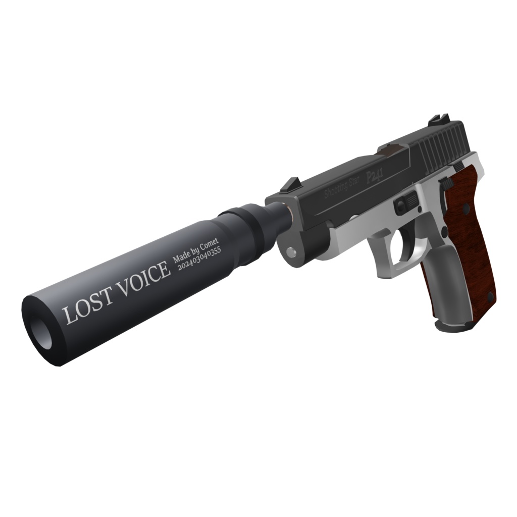 【MA対応】SSA P241 "Lost Voice" Custom【3Dモデル】