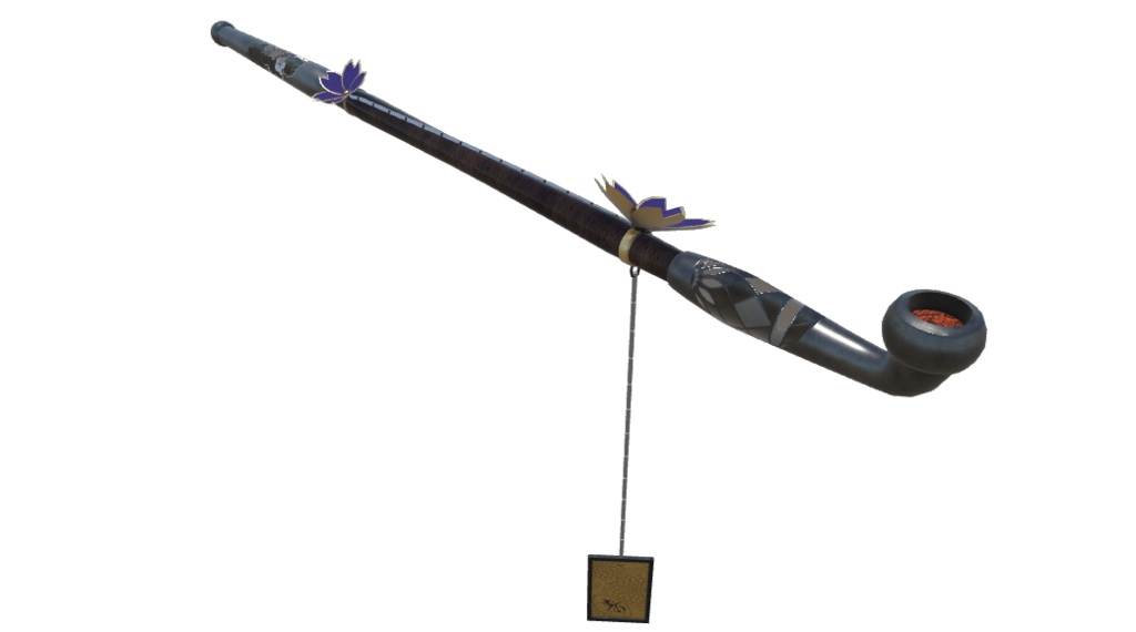 【3Dモデル】夢想の煙管【MA対応】
