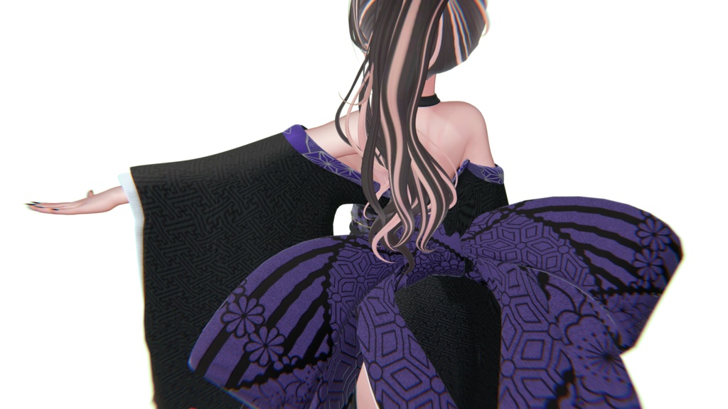 【3D衣装】月下美人(Airi)【MA対応】