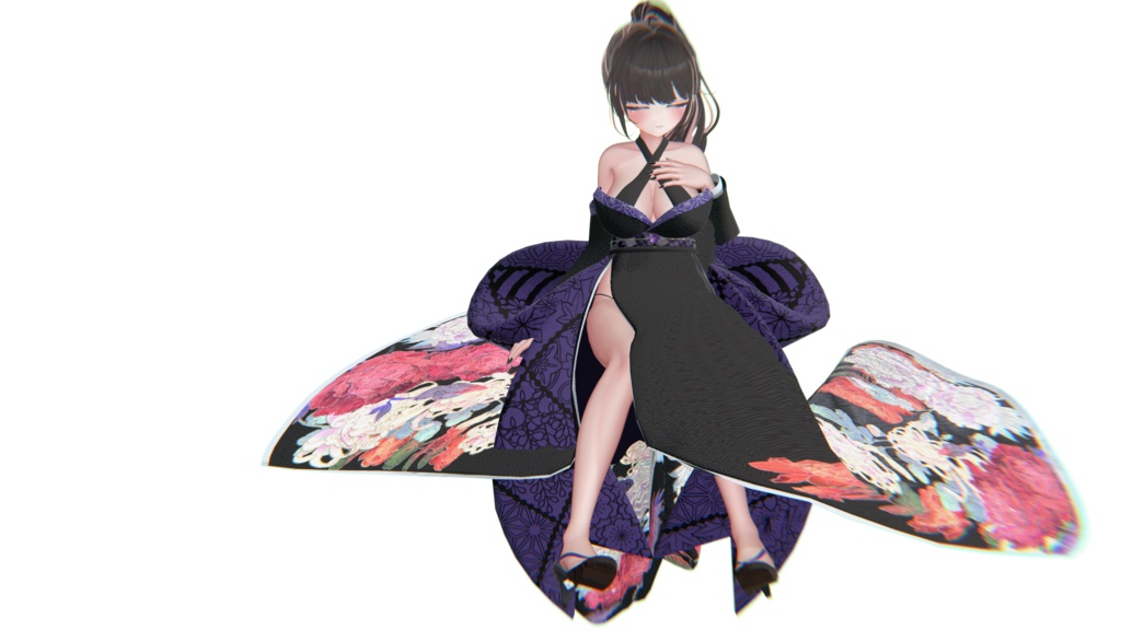 【3D衣装】月下美人(Airi)【MA対応】