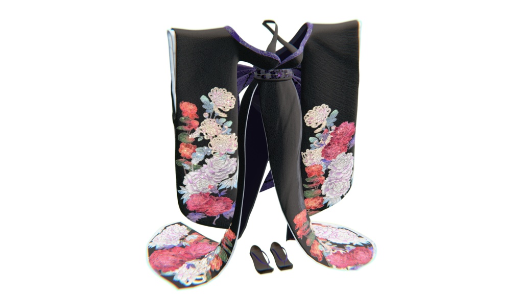 【3D衣装】月下美人(Airi)【MA対応】