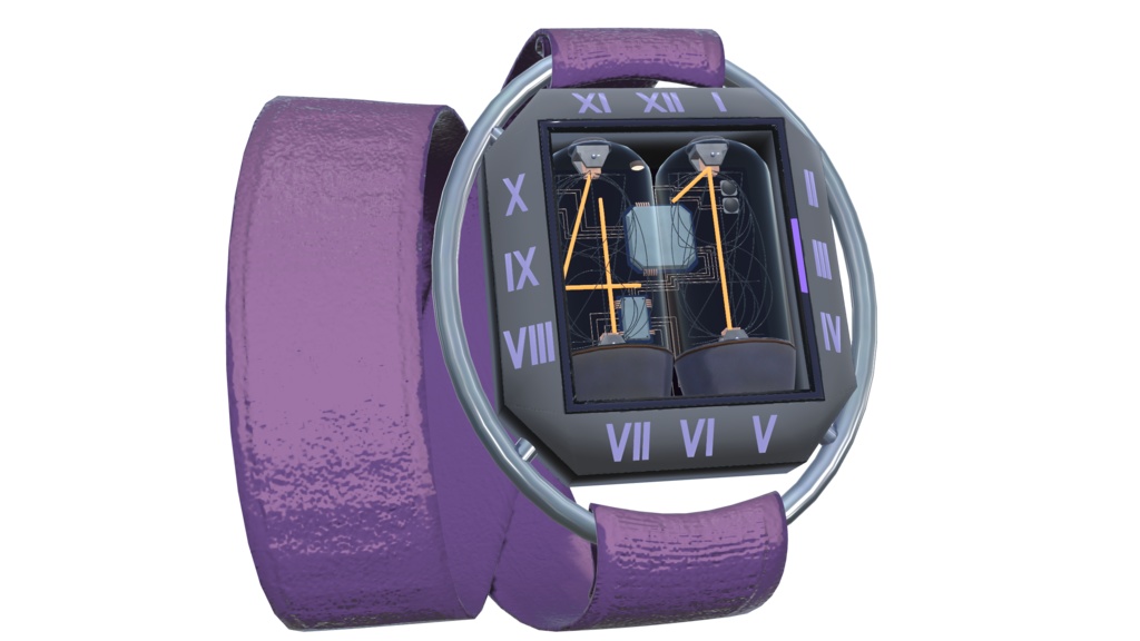 【OSC不要】ニキシー管の腕時計【MA対応】