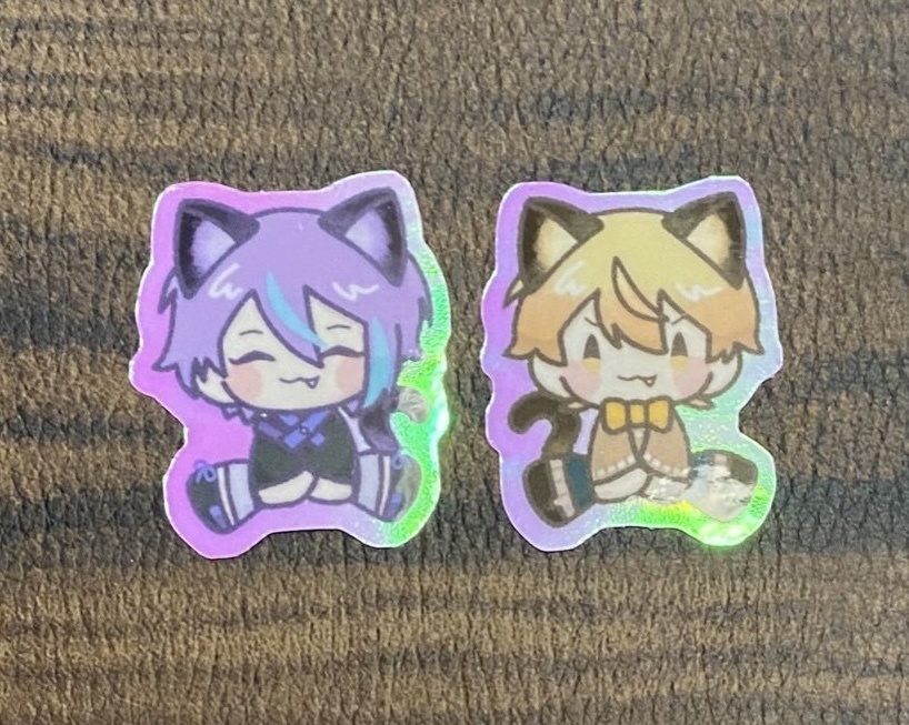るいつかネコシールセット