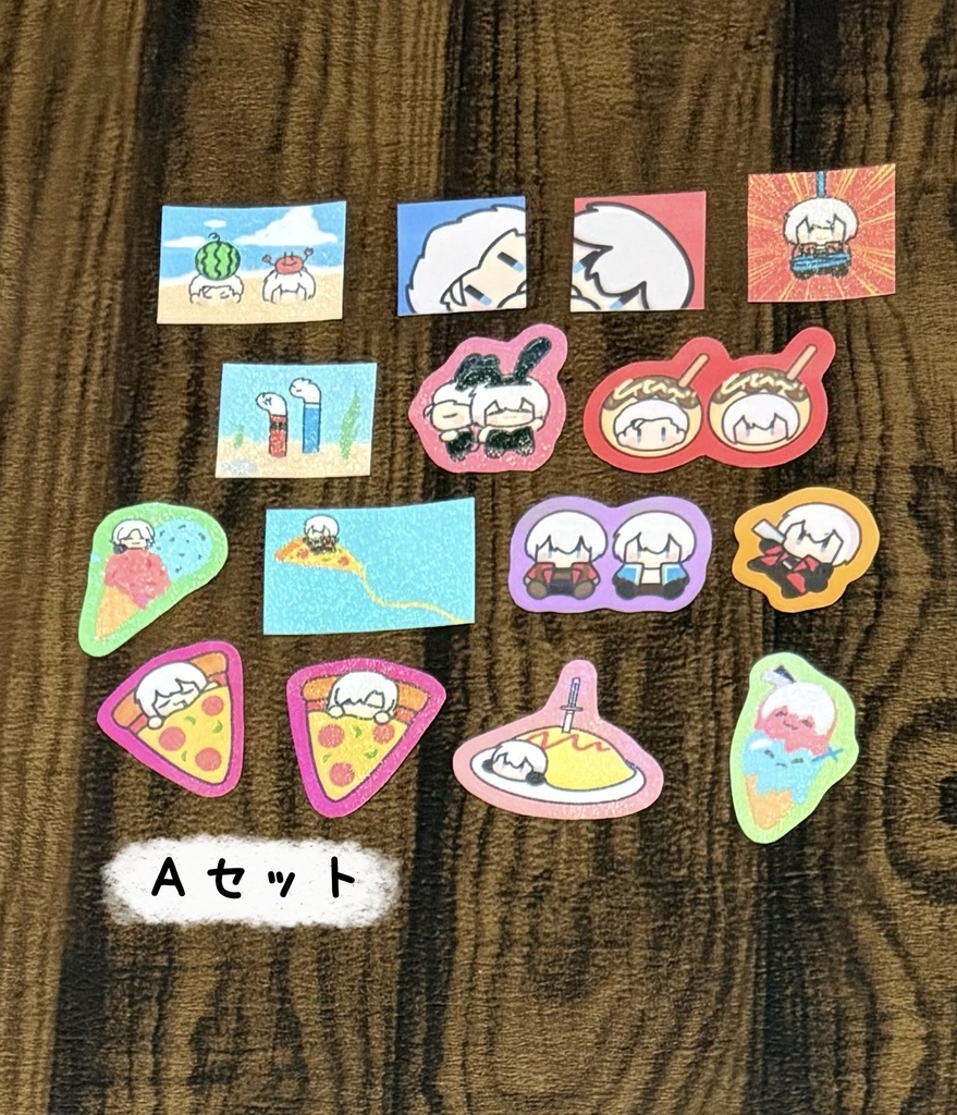 ふたごちゃんシールセット(A,B)