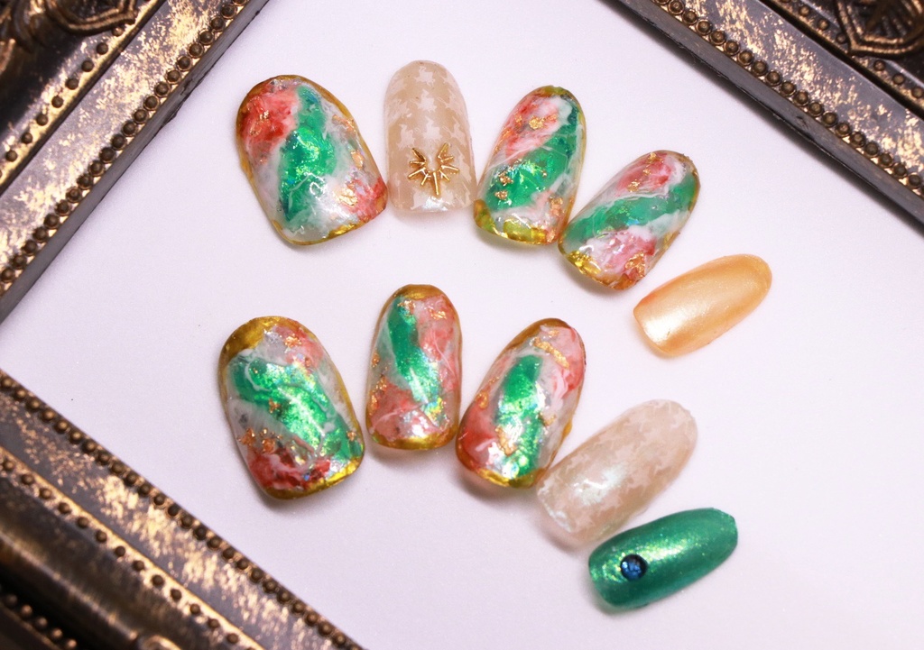 白膠木 簓 イメージネイルチップ