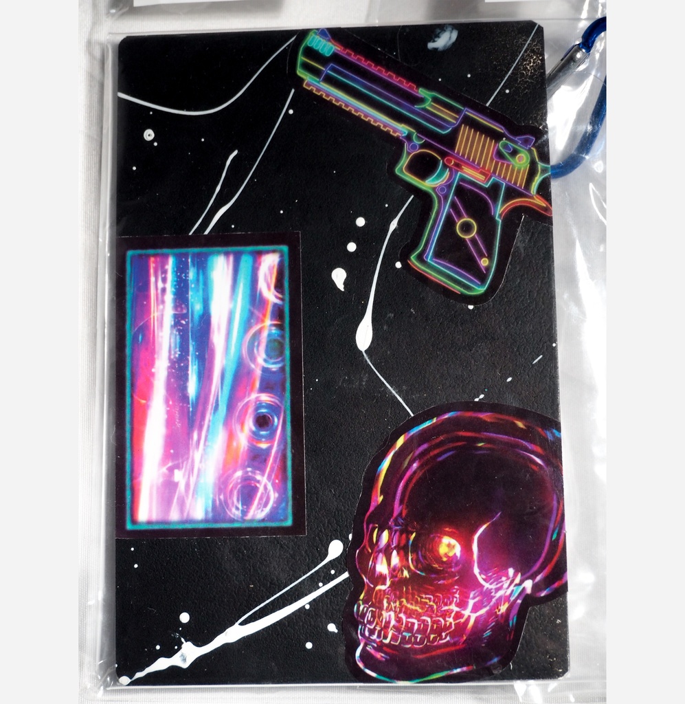 クリアポーチ【black×スカル】