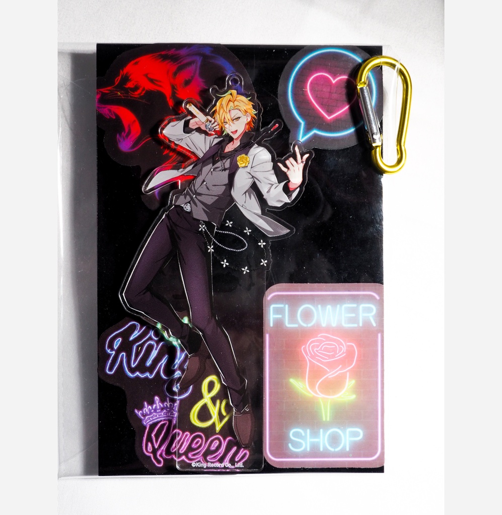 クリアポーチ【ネオン・狼・♡】_ヒプマイ