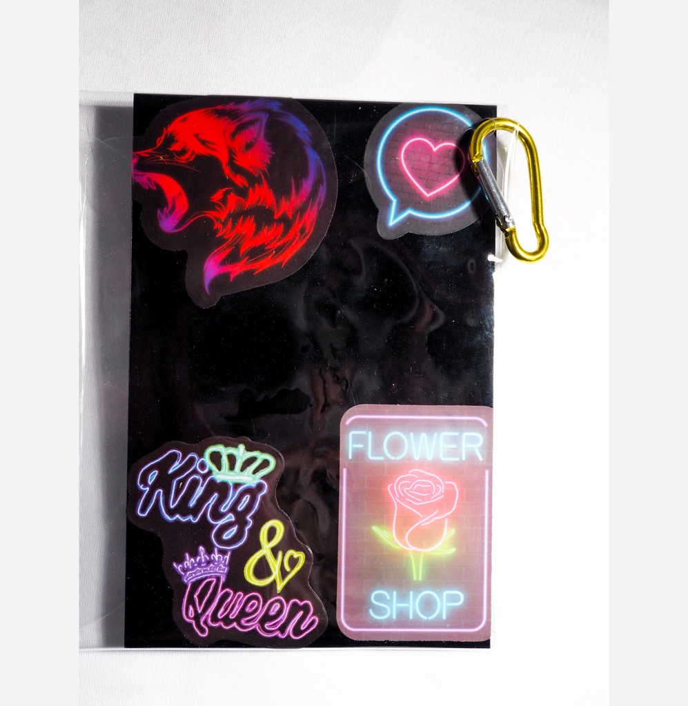 クリアポーチ【ネオン・狼・♡】_ヒプマイ