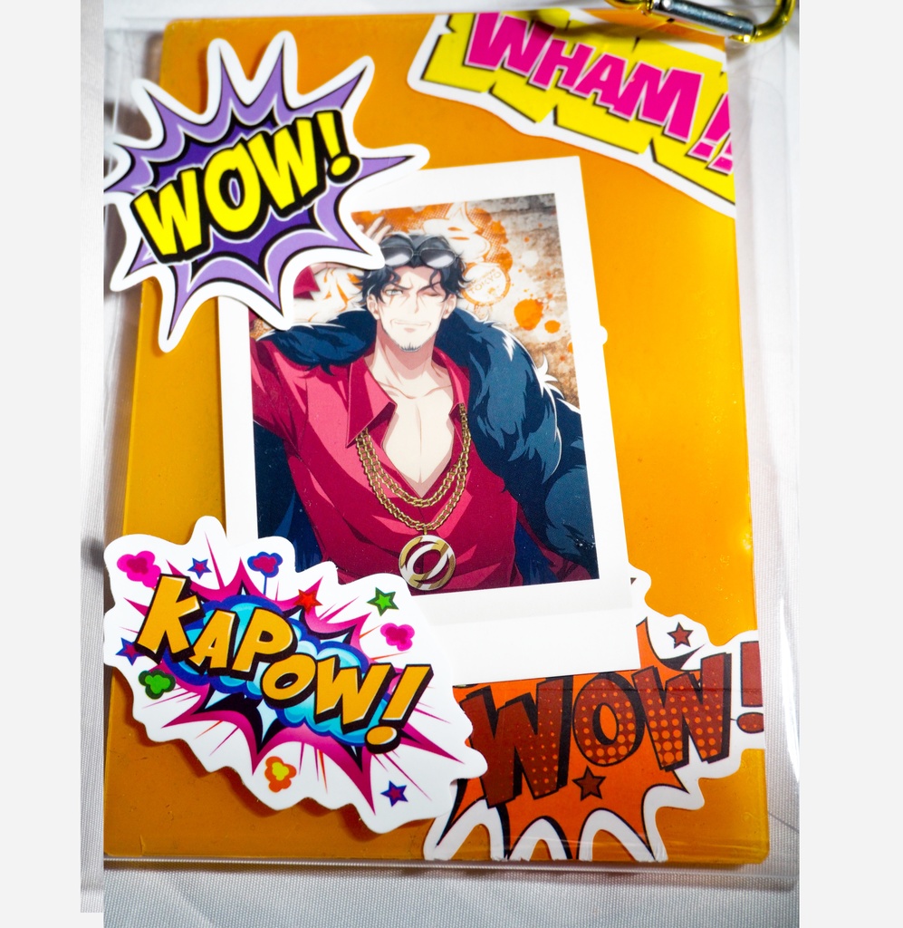 クリアポーチ【POPオレンジ】ヒプマイ_ヒロアカ