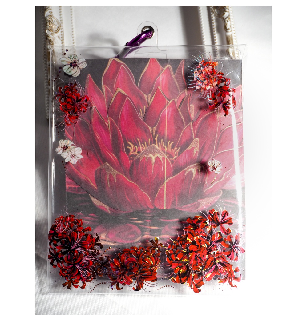 クリアポーチ【彼岸花】_和柄