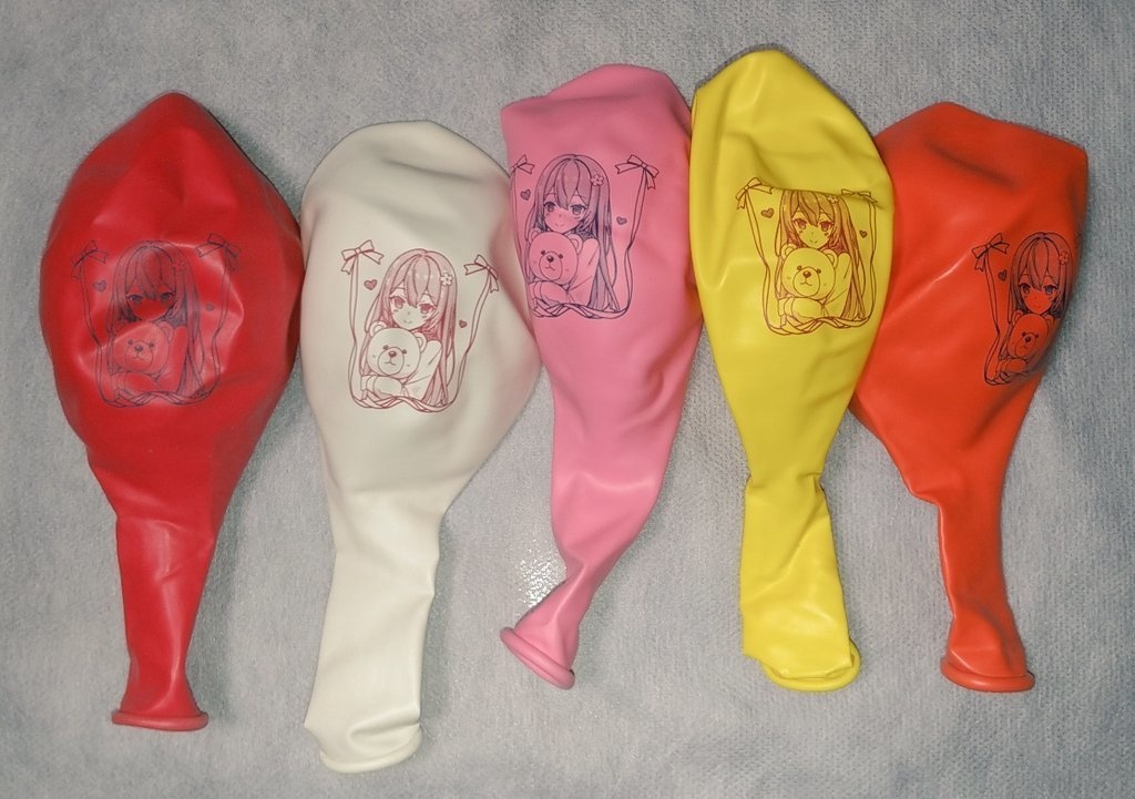 くまちゃん風船(16インチ5個セット)