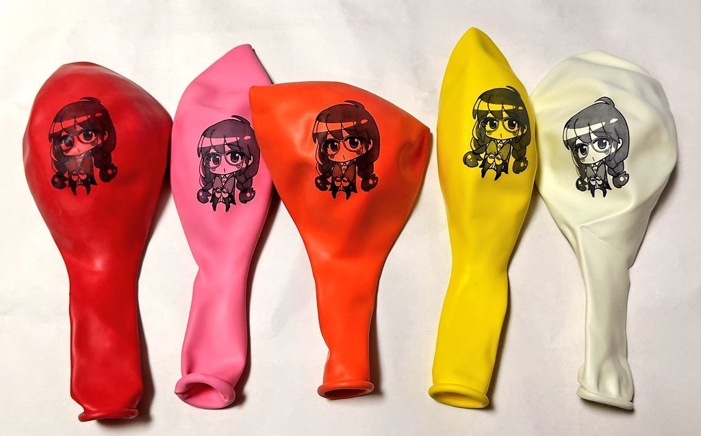 ミルキィ姫風船(16インチ5個セット)