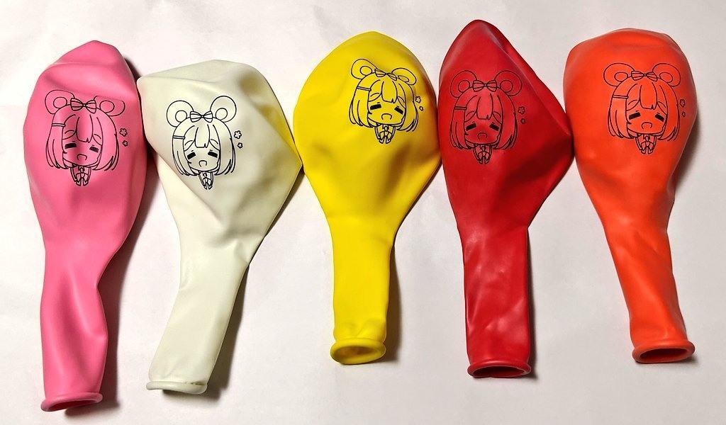 陽ビカラ両面風船(16インチ5個セット)