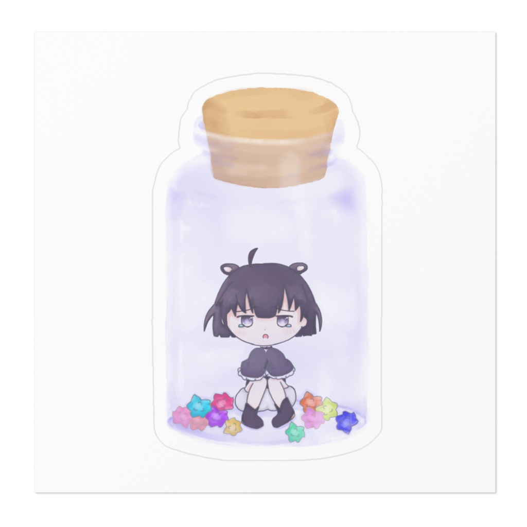 瓶詰めリーシオンステッカー