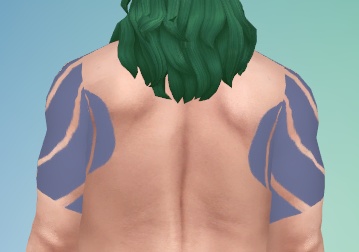 【シムズ4】ササキの刺青(胸・腕)