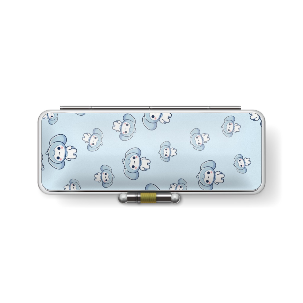 ざこまろ印鑑ケース(水色)