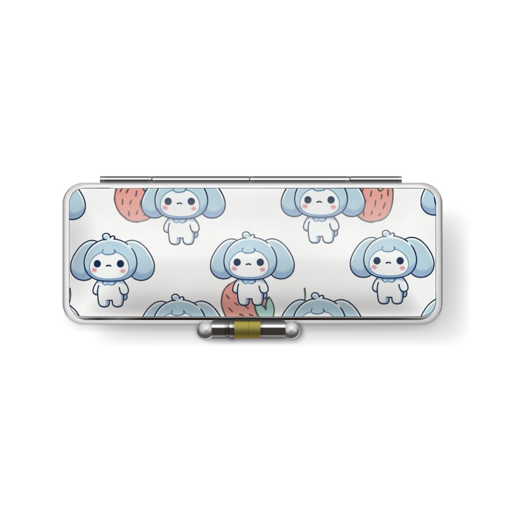 ざこまろ印鑑ケース(いちご柄)