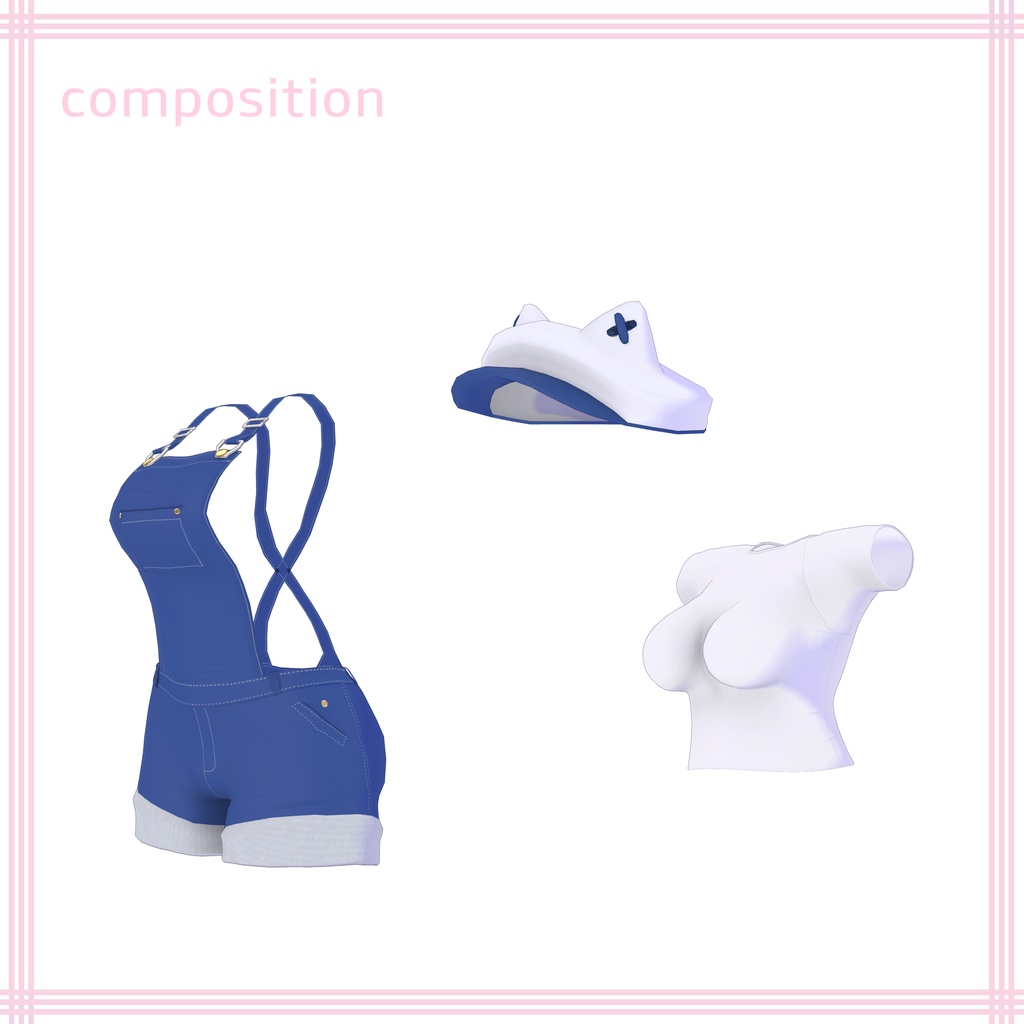 Selestia【セレスティアちゃん用】オーバーオール