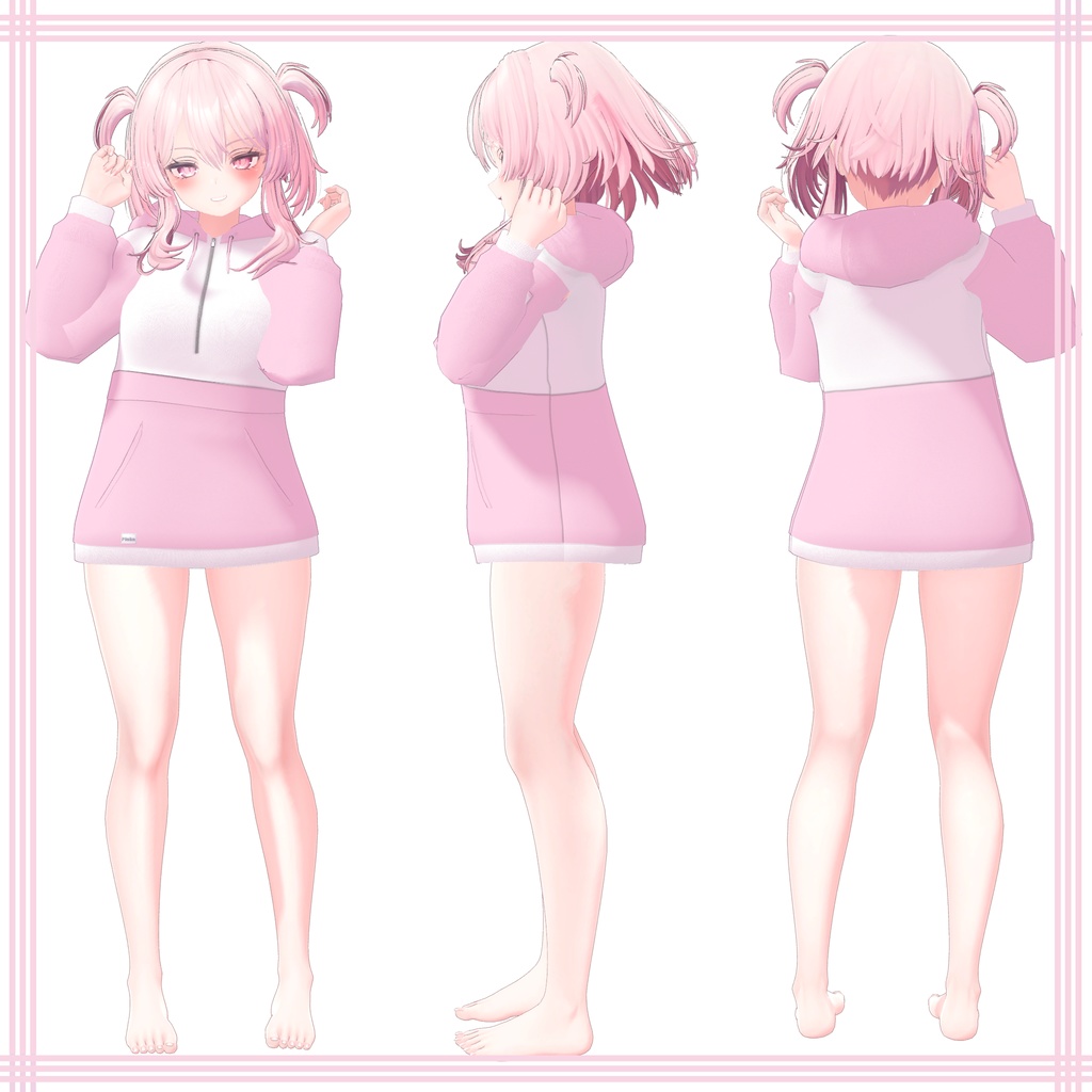 Selestia【セレスティアちゃん用】オラック色のパーカー