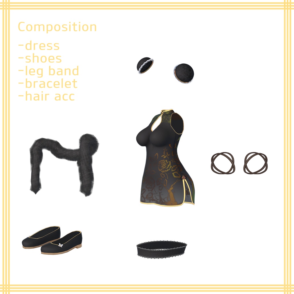 Lunalitt【ルーナリット用】チャイナドレス