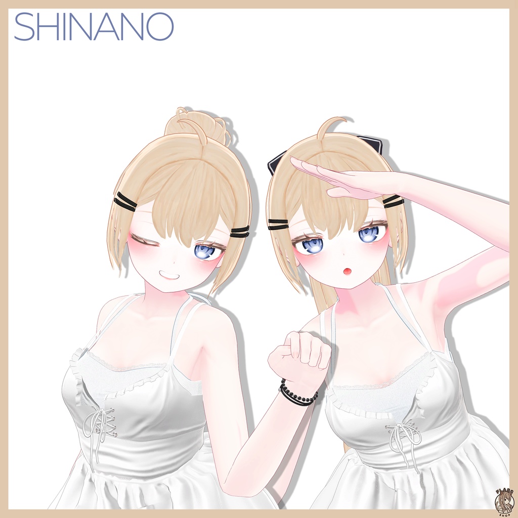 Pica ponytail hair 【9 avatars】