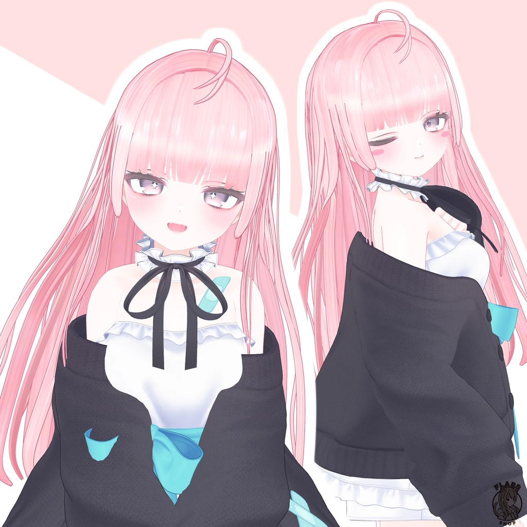 Hime long hair 【10 avatars】