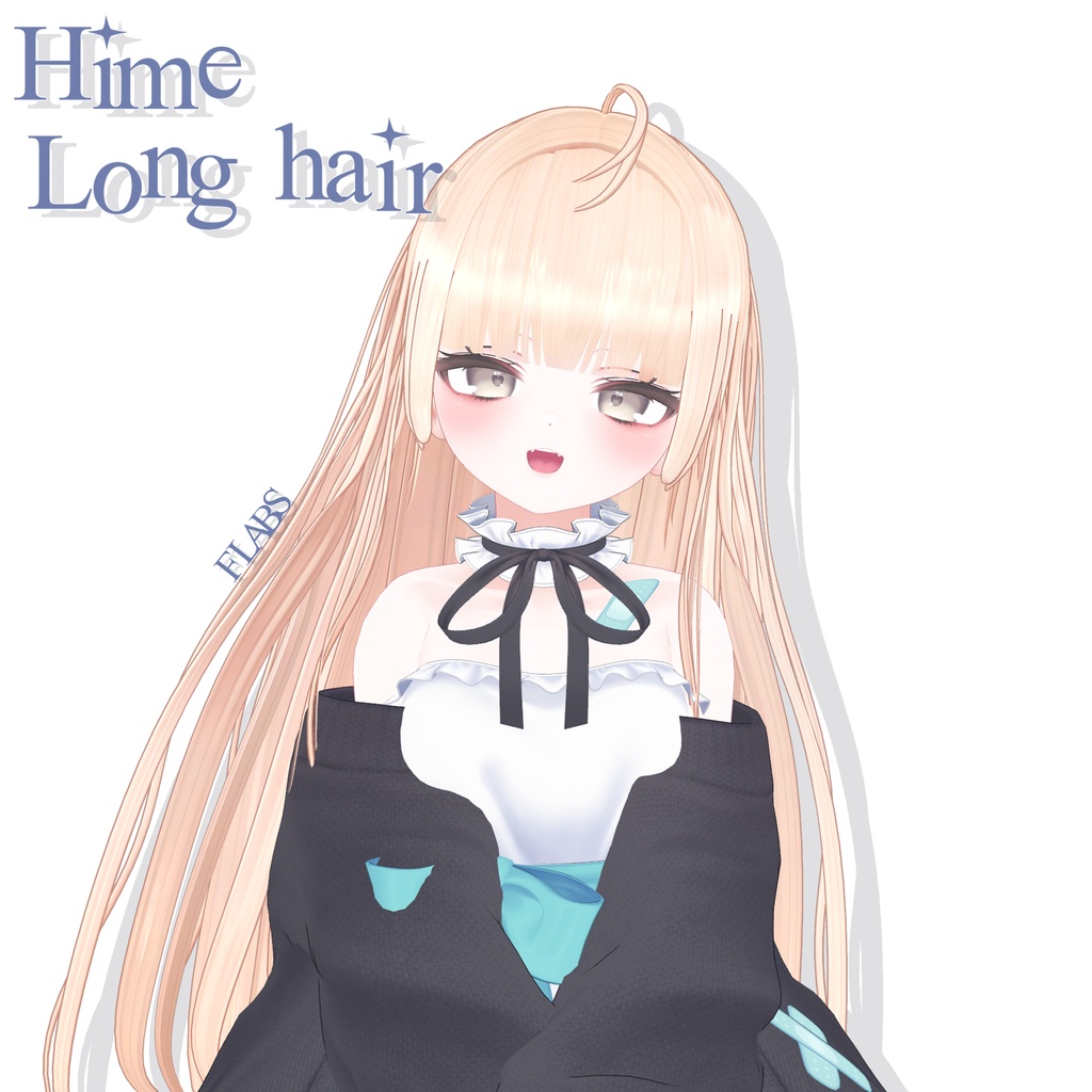 Hime long hair 【10 avatars】