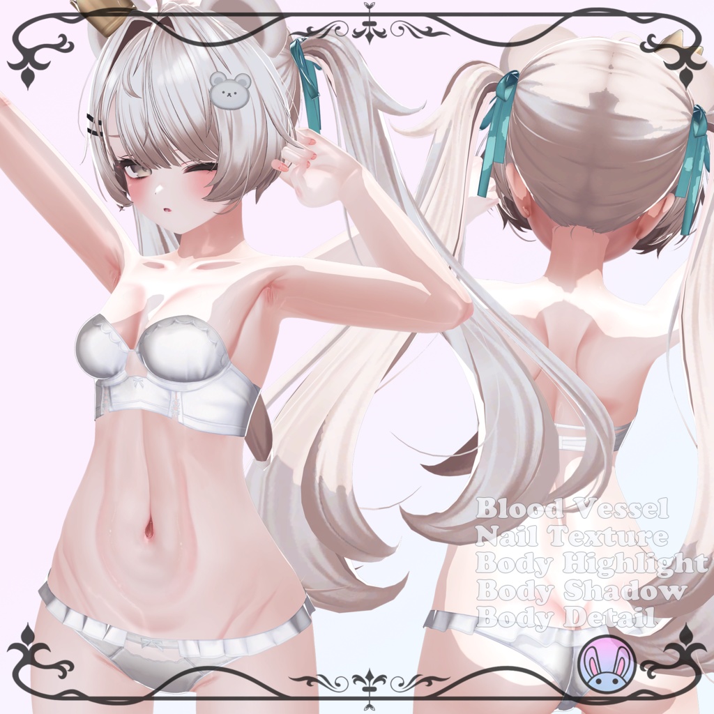 【Milfy/ミルフィ】Realistic Body Texture !  リアルなボディテクスチャ !