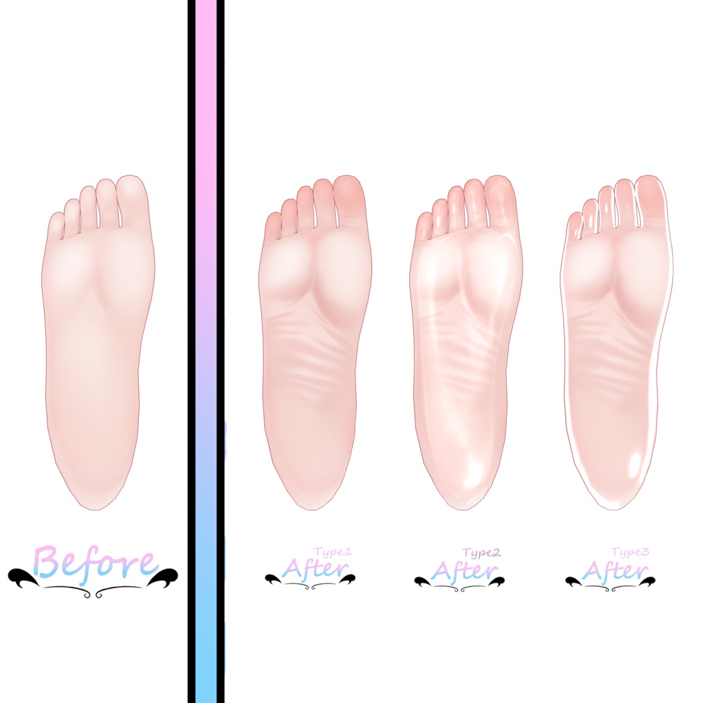 【Milfy/ミルフィ】Realistic Body Texture ! リアルなボディテクスチャ !